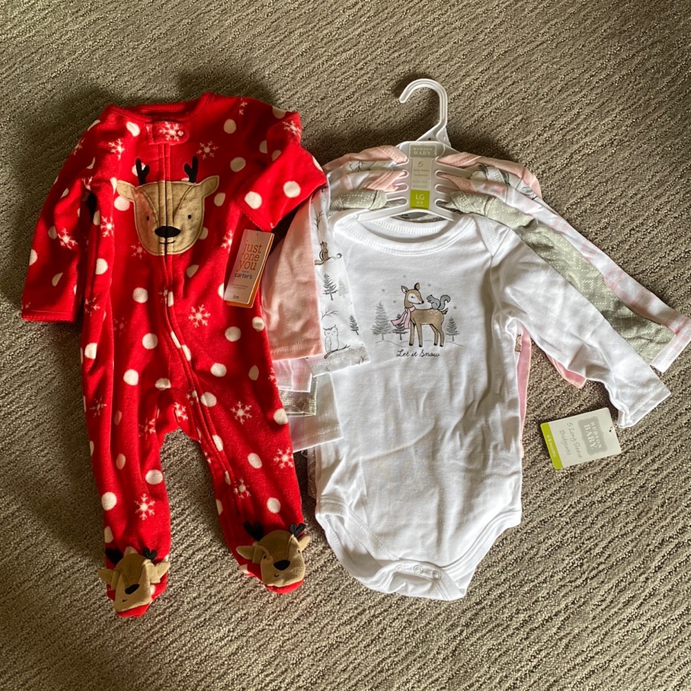 Carters and Hudson Baby Holiday Bundle